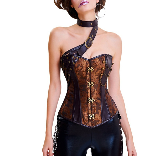 steampunk corset top